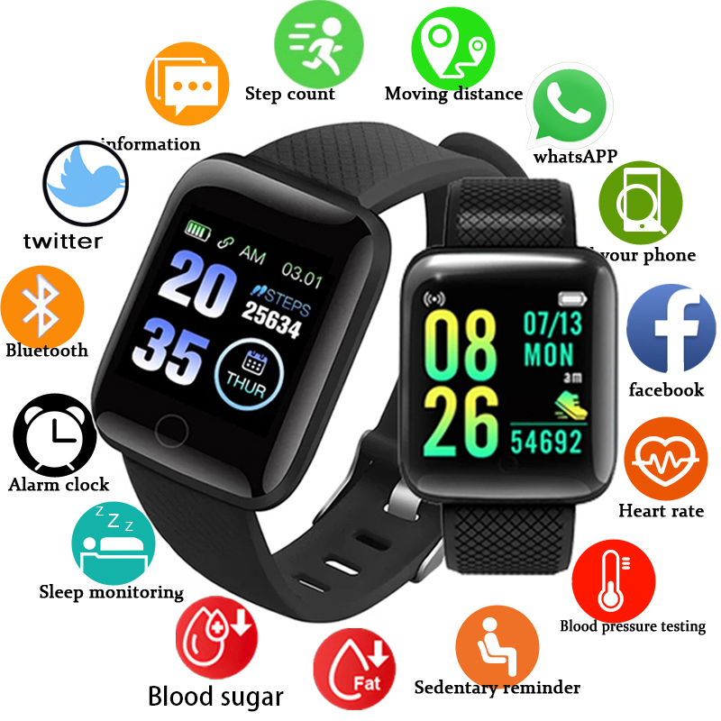 Smartwatch Sports Watches For Women - Reloj inteligente 116plus para hombres y