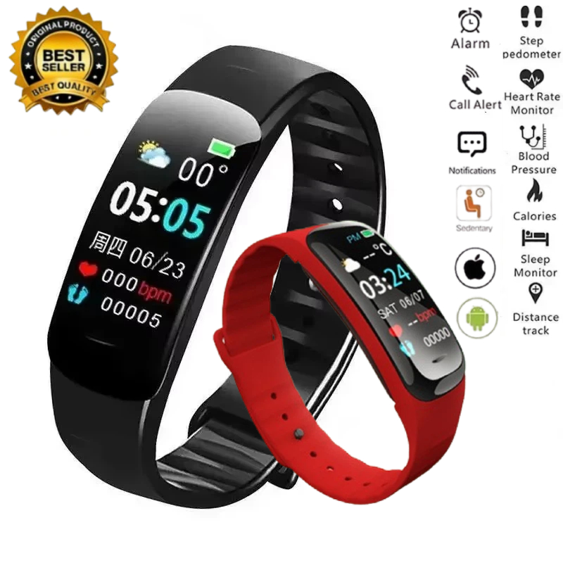 Smartwatch Sports Watches For Women - Reloj Inteligente C1 Plus, Monitor de