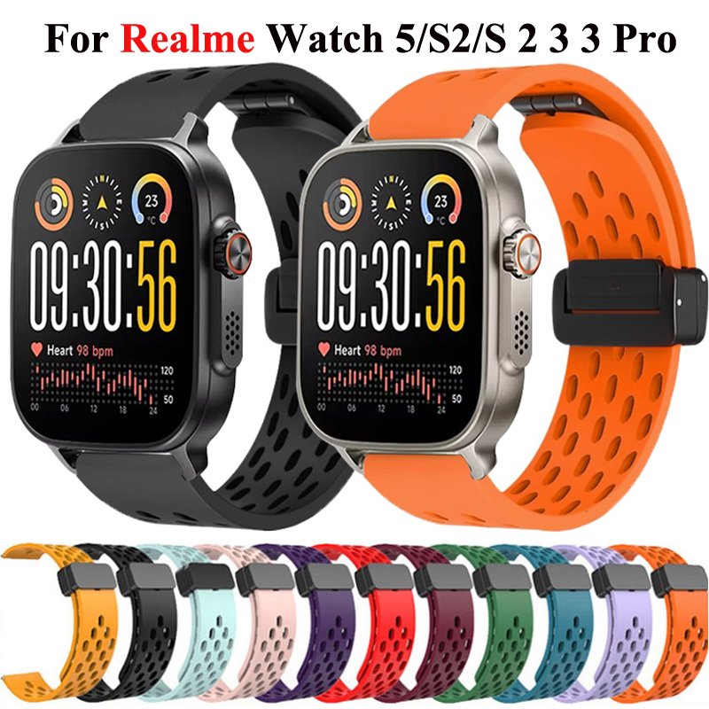 Watch S Realme - Correa magnética de silicona para Realme