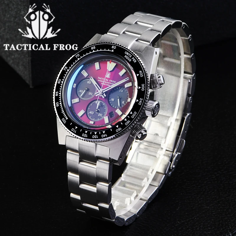 Tide Watch Surf - Reloj cronógrafo táctico de rana V2