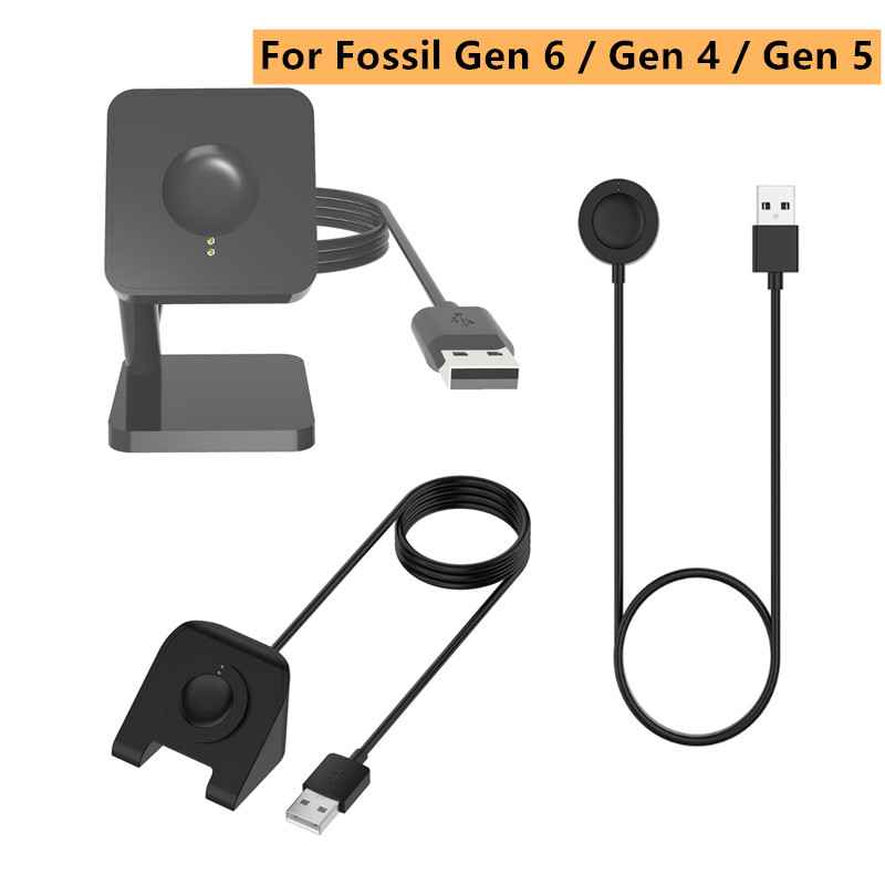 Fossil Watches Smartwatch Charger - Base de carga rápida magnética USB