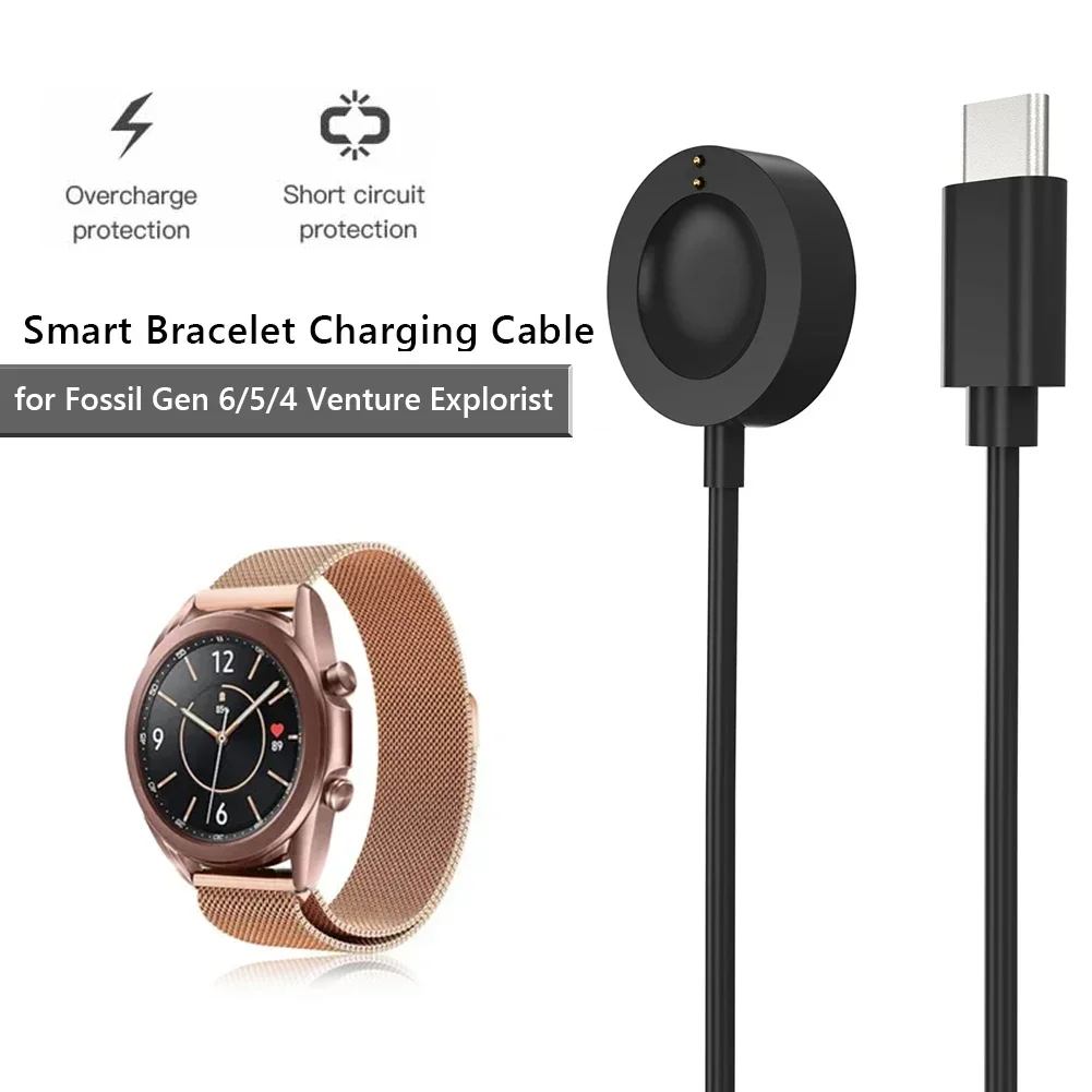 Fossil Watches Smartwatch Charger - Base de carga magnética rápida USB
