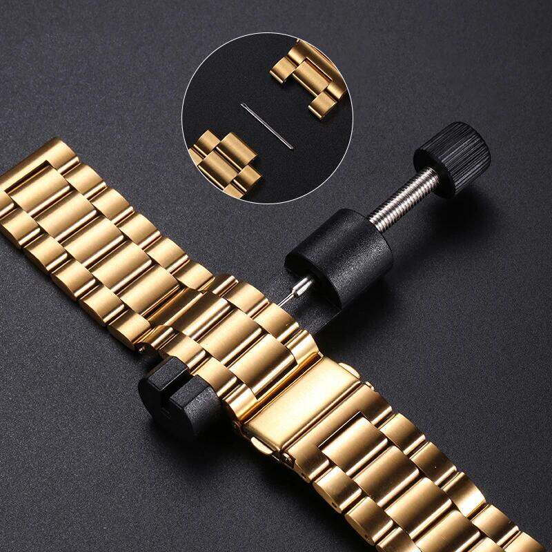 Correa de acero inoxidable + f - Watch S Realme reseña y precio