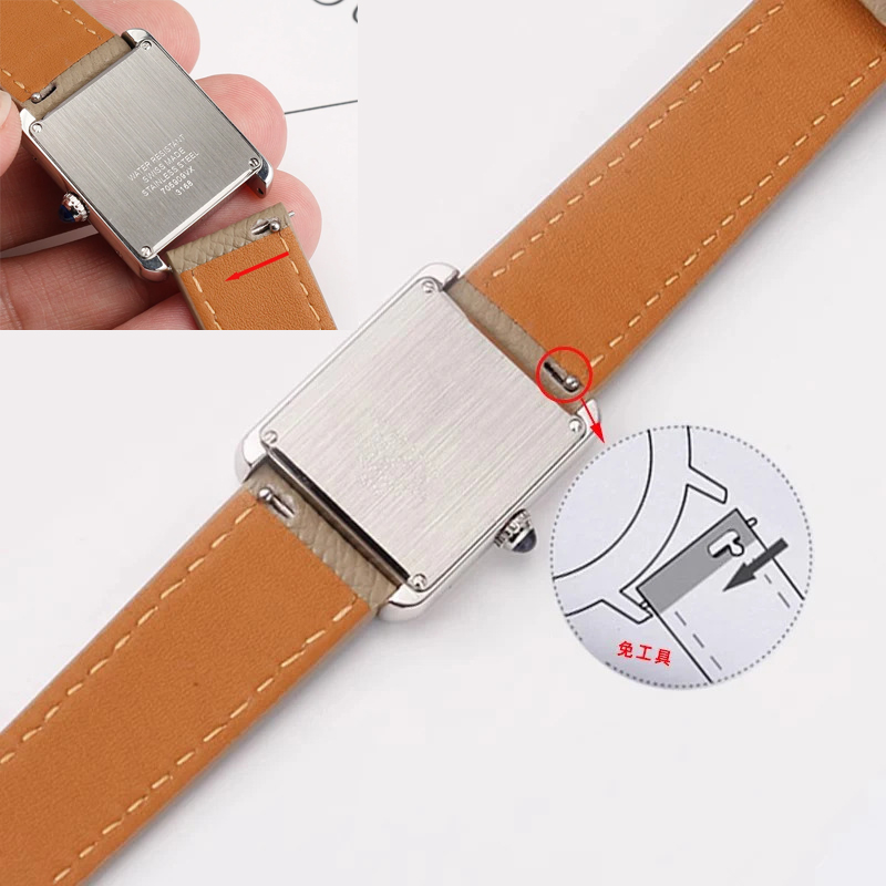 Correa de reloj para Cartier S - Cartier Watch Tank reseña y precio