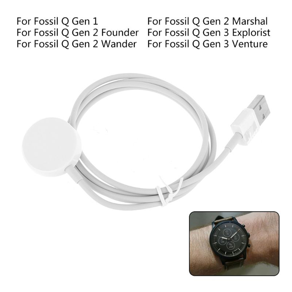 Cargador magnético USB para re - Fossil Watches Smartwatch Charger reseña y precio