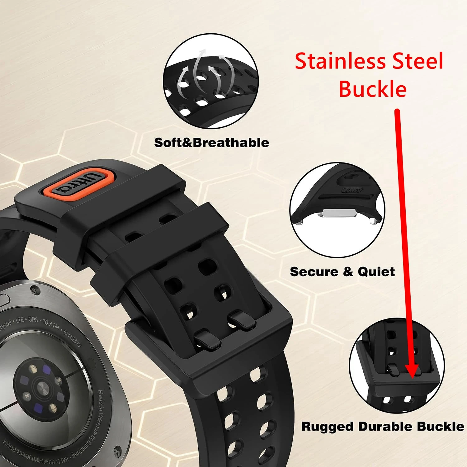 Correa de Silicona Marina para - Tide Watch Surf reseña y precio