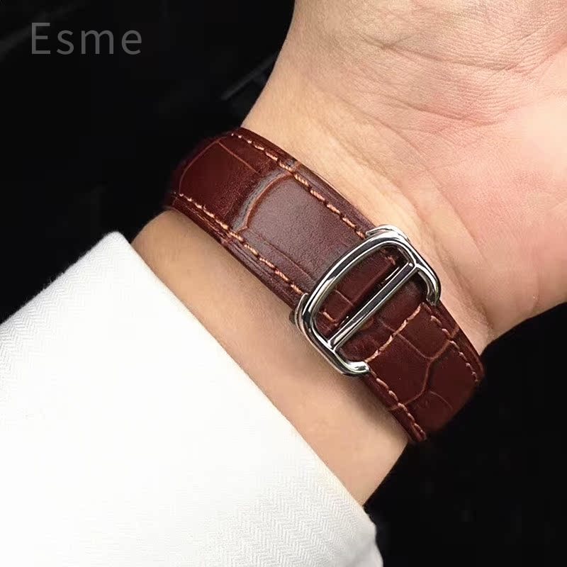 Correa de reloj de cuero genui - Cartier Watch Tank reseña y precio
