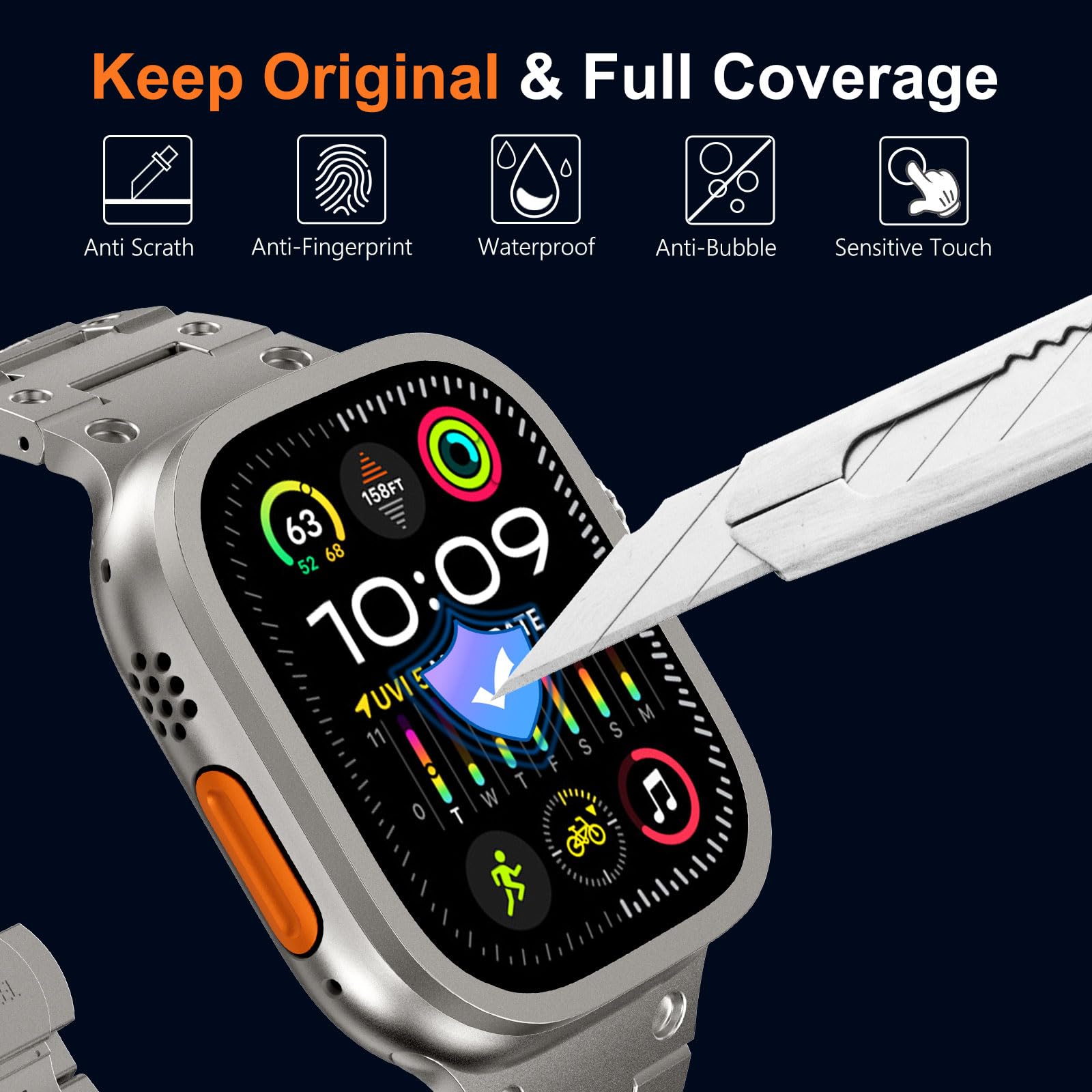 Vidrio templado para Apple Wat - Smartwatch Watches Gift For Women reseña y precio