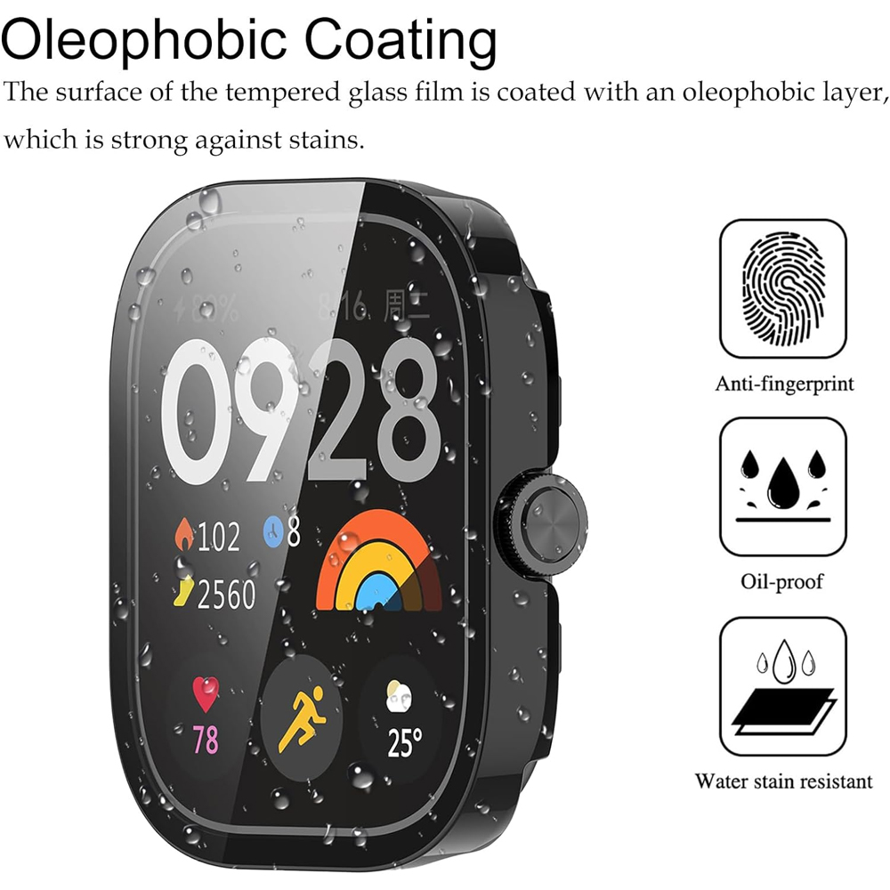 Vidrio templado + funda para X - Smartwatch Redmi Watches reseña y precio