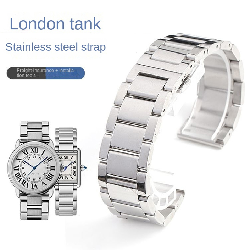 Para Cartier London correa de  - Cartier Watch Tank reseña y precio