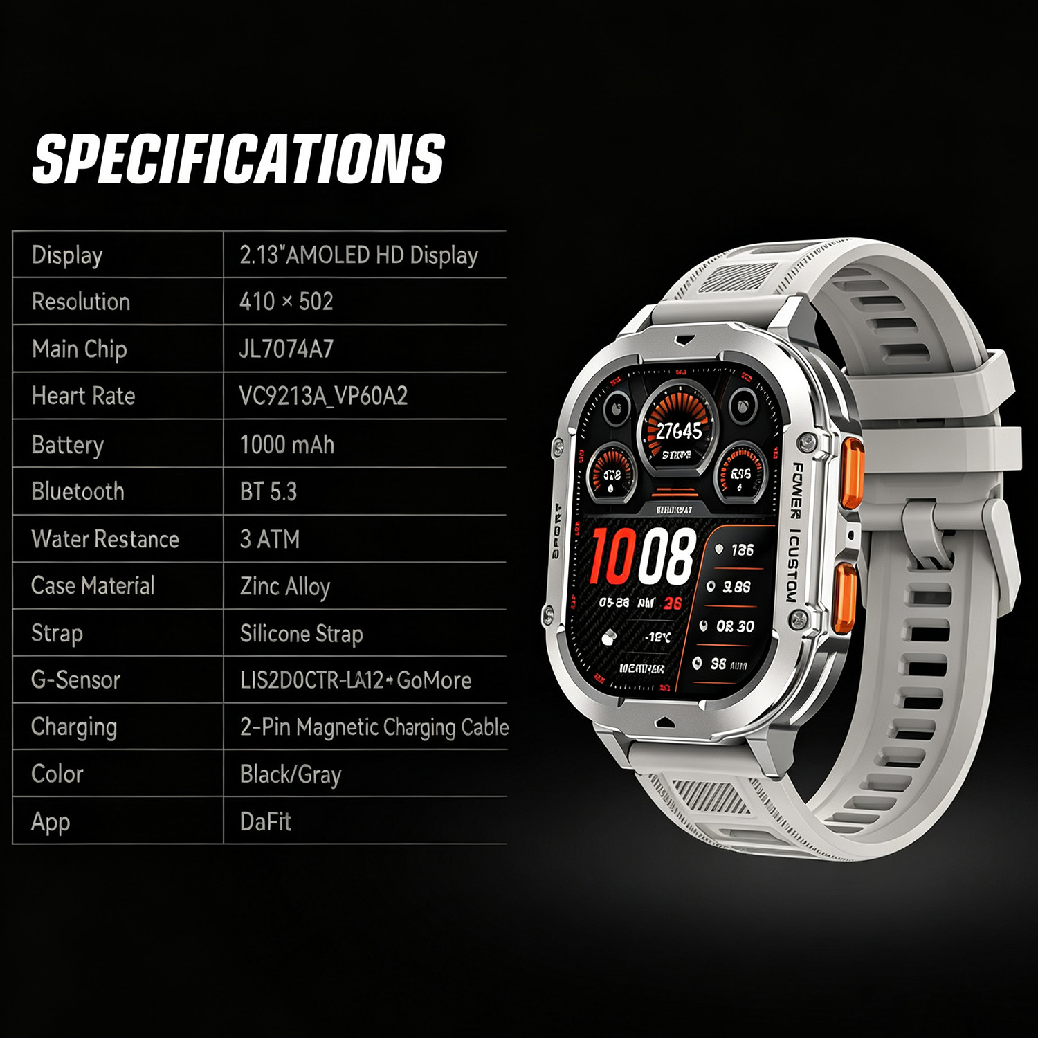 Nuevo Reloj Inteligente Resist - Watch X7 reseña y precio