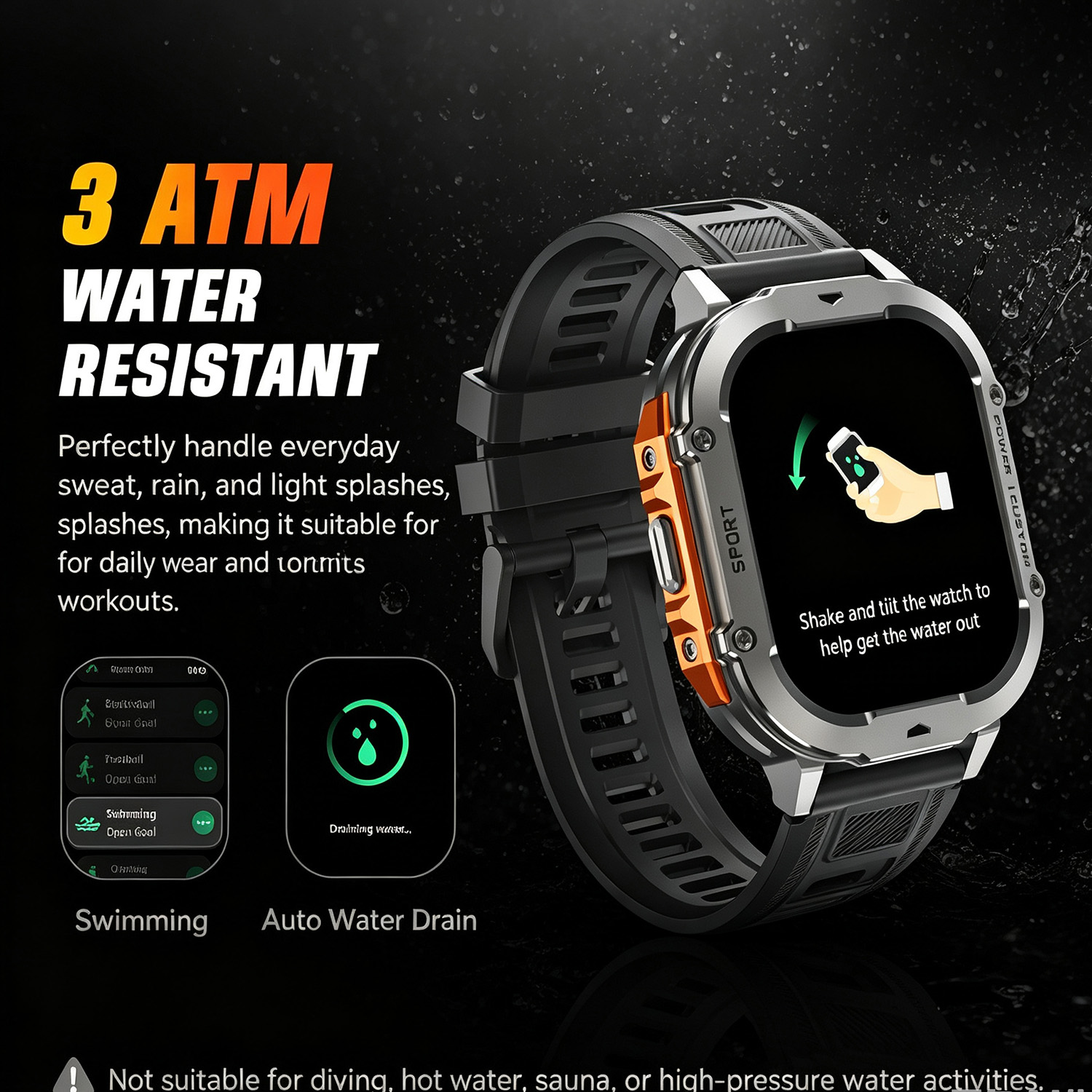 Nuevo Reloj Inteligente Resist - Watch X7 reseña y precio