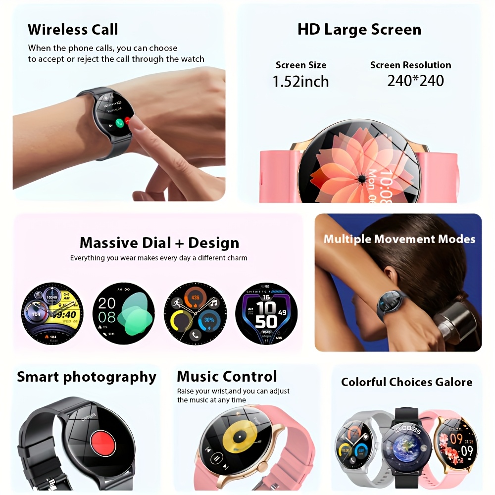 Reloj Inteligente LAXASFIT 202 - Smartwatch Sports Watches For Women reseña y precio