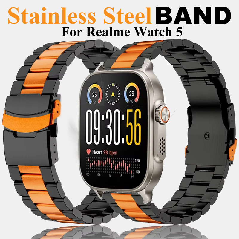 Correa de acero inoxidable de  - Watch S Realme reseña y precio