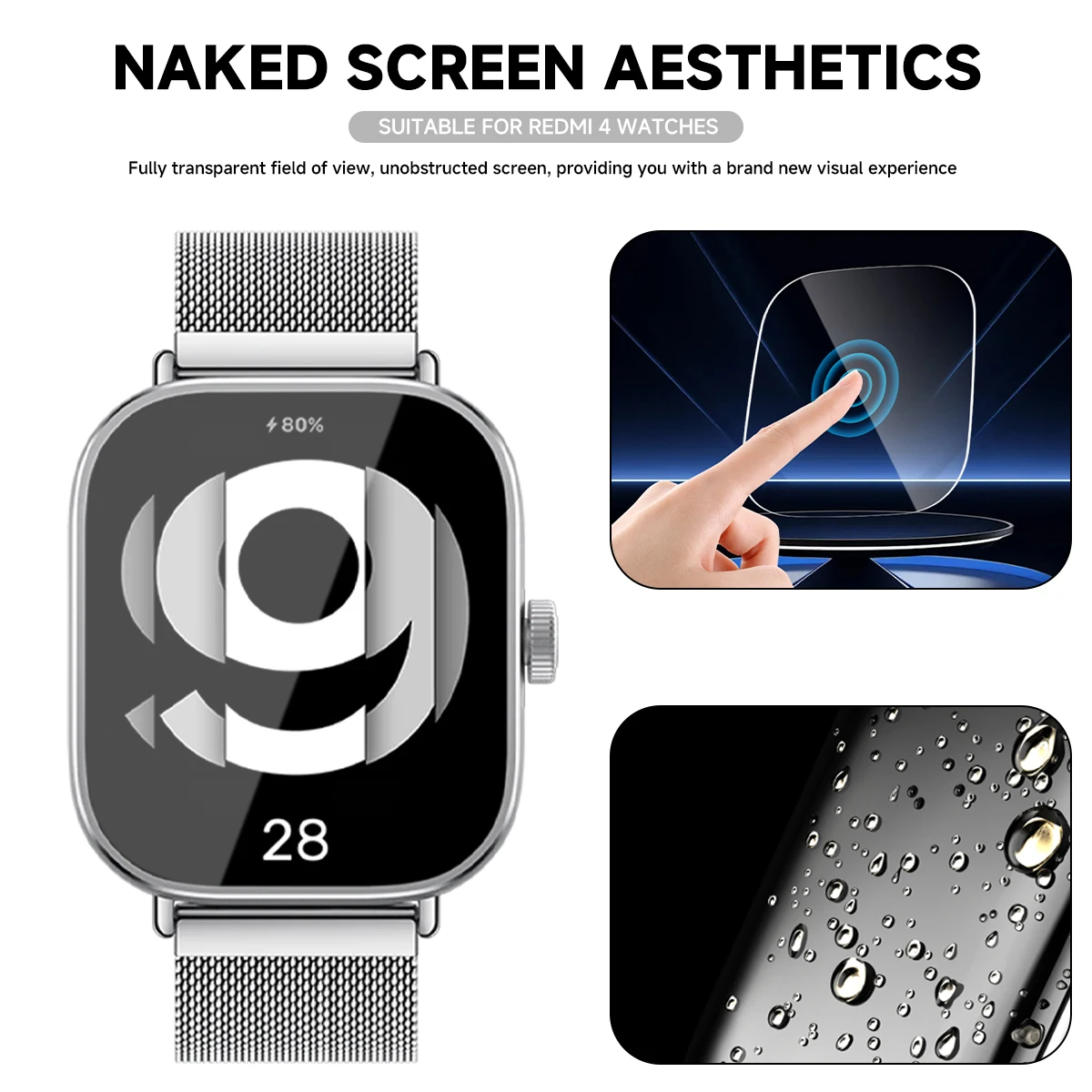 Vidrio templado para Xiaomi Re - Smartwatch Redmi Watches reseña y precio