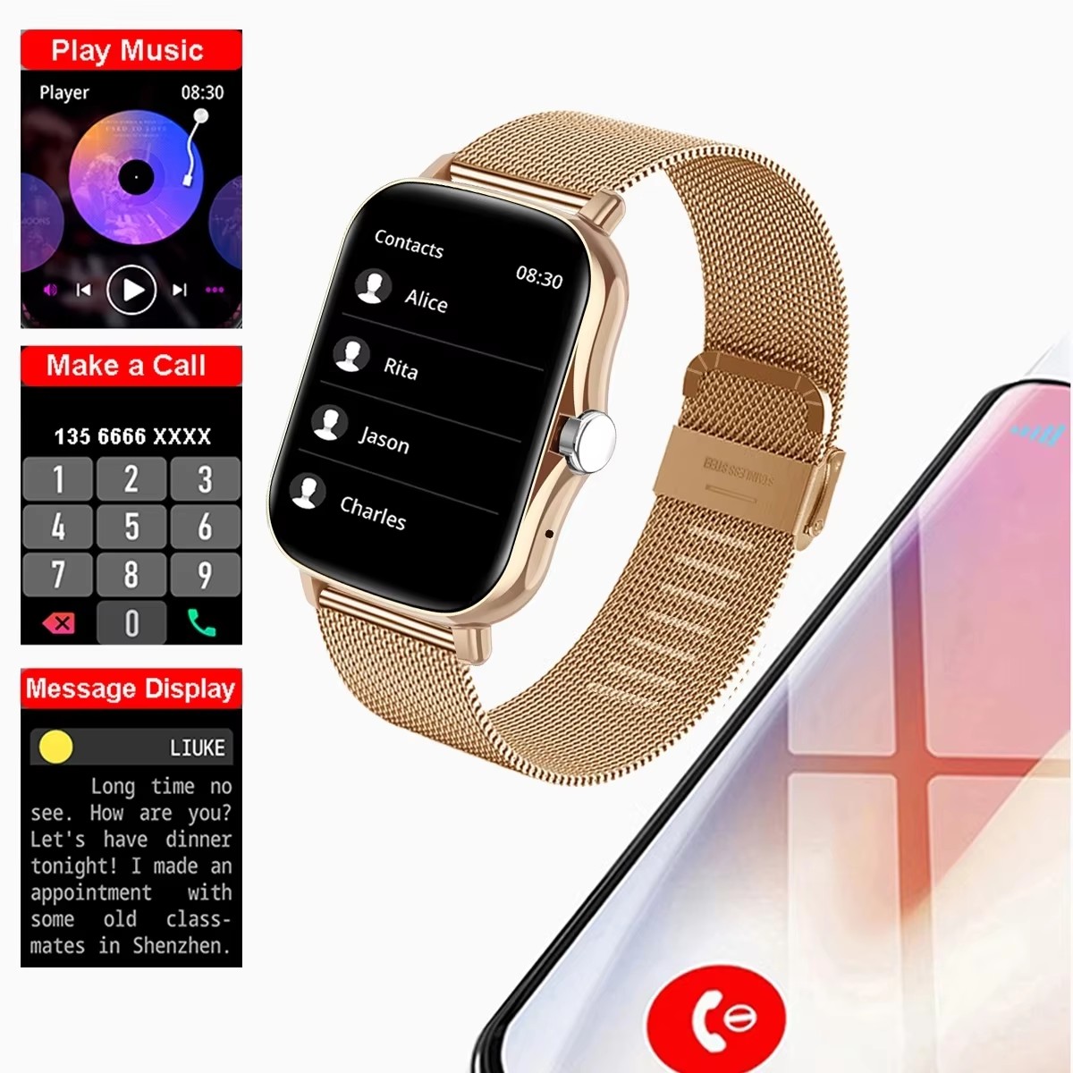 Reloj Inteligente Multifuncion - Smartwatch Sports Watches For Women reseña y precio