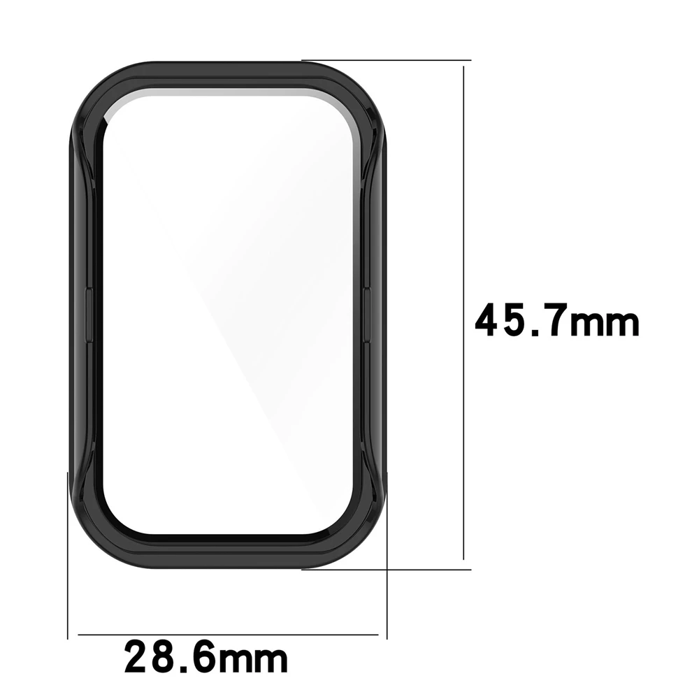 Funda de PC + vidrio templado  - Smartwatch Redmi Watches reseña y precio