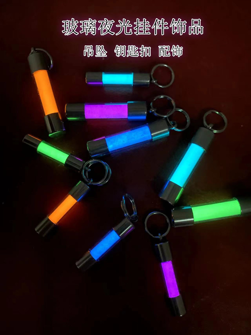 Colgante luminoso de vidrio, c - Tritium Gas Tube reseña y precio