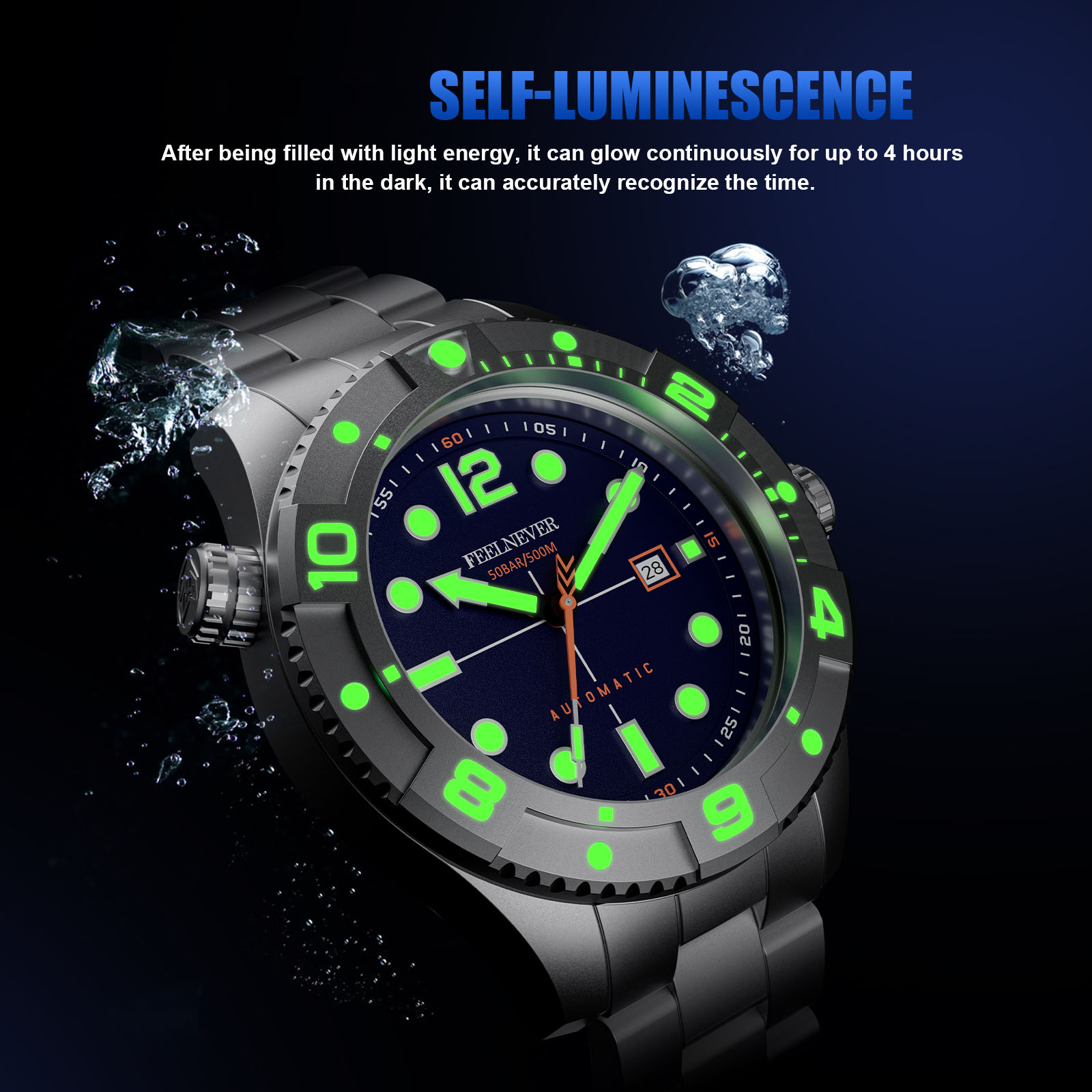 FeelNever, relojes mecánicos d - Tide Watch Surf reseña y precio