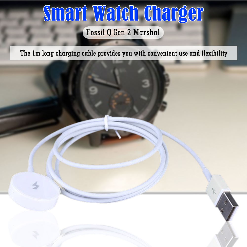 Cargador Magnético de 1m para  - Fossil Watches Smartwatch Charger reseña y precio
